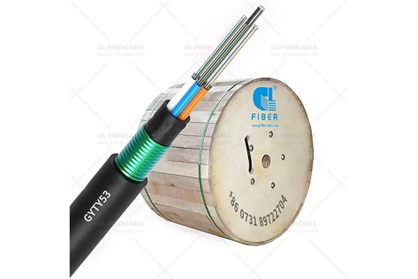 GYTY53 Direct Buried Single Armor Double Jacket Fiber Optic Cable