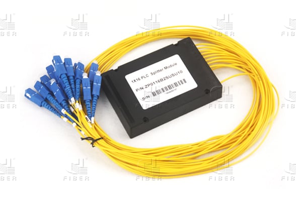 1xN 2xN PLC Fiber Optic Splitter in ABS Box