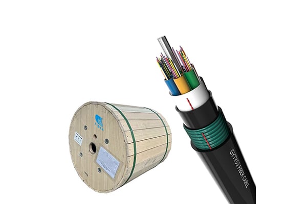 GYTY53 Armored Direct Buried Anti Rodent Optical Cable