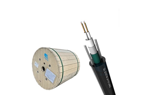 24 Core Aerial Armoured Gyxtw G652d Fiber Optic Cable