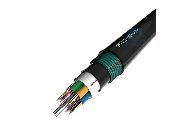GYTY53 Direct Buried Single Armor Double Jacket Fiber Optic Cable