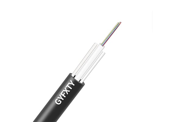GYFXTY Aerial FRP Strength Member Single-mode Outdoor Fiber Optic Cable